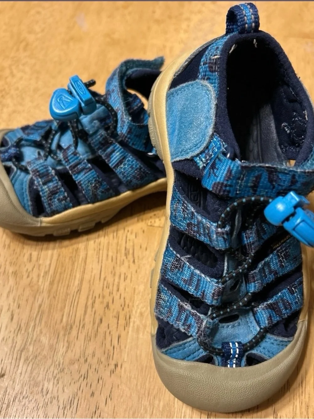 Keen Sandals for Boys, Size 10, color Blue, Gently Used.